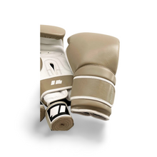 Load image into Gallery viewer, Ladies Beige Boxing Gloves (Bonus Wraps Included)
