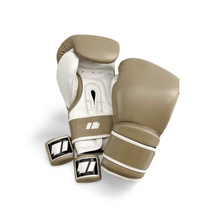 Load image into Gallery viewer, Ladies Beige Boxing Gloves (Bonus Wraps Included)
