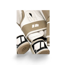 Load image into Gallery viewer, Ladies Beige Boxing Gloves (Bonus Wraps Included)
